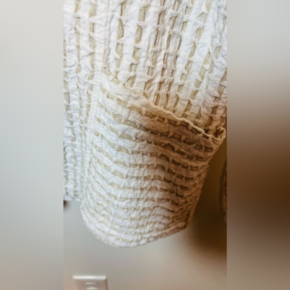 Focus Textured‎ Weave Large Button Down Blazer Lightweight Coat Size Medium - Picture 3 of 10